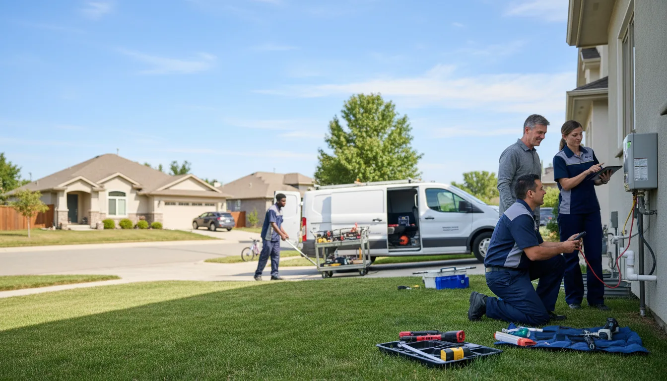 Tankless water heater service in Garner, KY